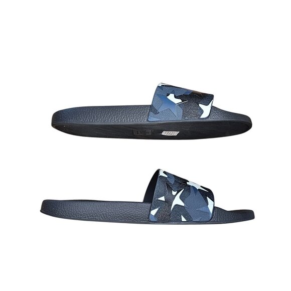 Valentino Garavani Camo Star Print Rubber Slides, EU 46 US 13 UK 12 - Picture 3 of 7
